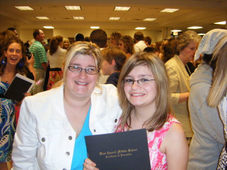 My daughter's 8th grade graduation