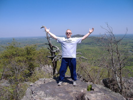 Rupe at the top of Crowder's Mountain