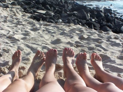 Nude Beach with the Girls!