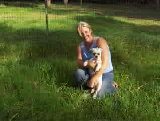 puppy and me