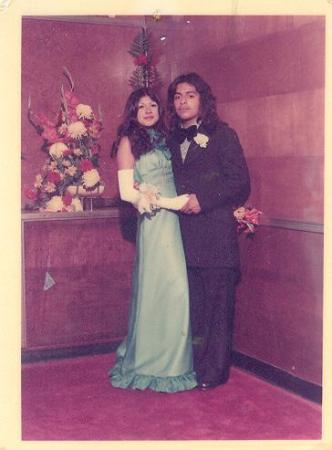 Marti & Eddie at the prom