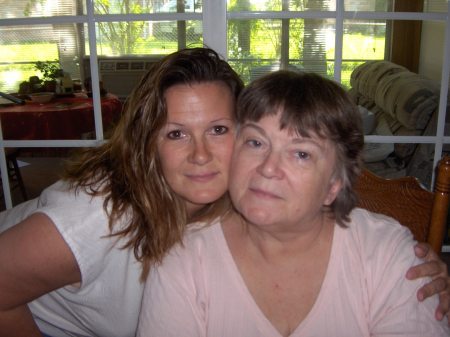 My mom and me...