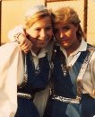 Me & Lori during the Drill Team days.