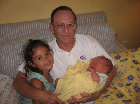 Grandpa Al with the 2 girls