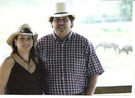 mi esposo Ge��ito y yo en nuestra finca (2005)