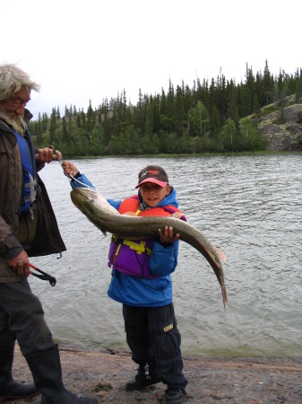 Youngest Son's big Jack Fish (East Arm of Great Slave Lake)