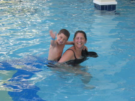 Connor and Mom Jamaica 06