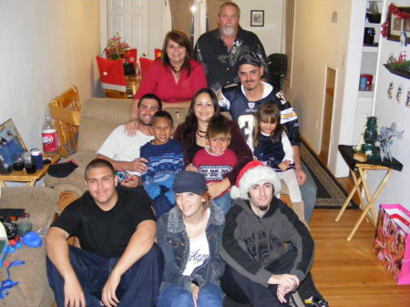 My whole Family at Christmas 2007
