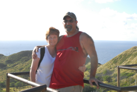 Me and my wife Bernie on Diamond Head