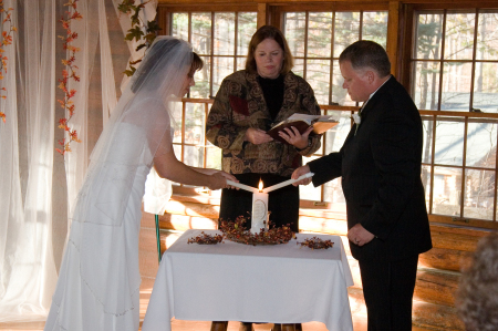 Lighting the Unity Candle