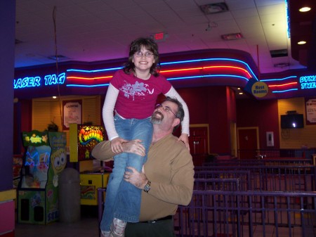My daughter and I at her 11 b'day