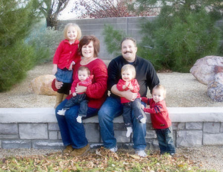 David & I with our grandbabies