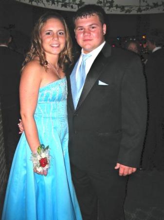 Shay and Justin at prom 2006