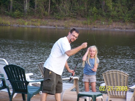 Granddaughter and son 2007