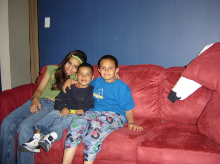 My niece Salina and nephews Nicholas and Joshua