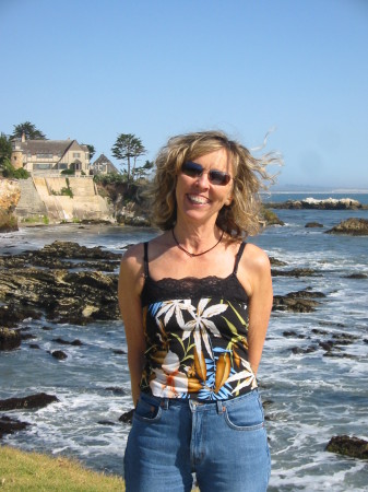 Carol at Shell Beach