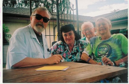 Me, My parents and my late sister, Christie