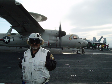 On board USS Lincoln 2007