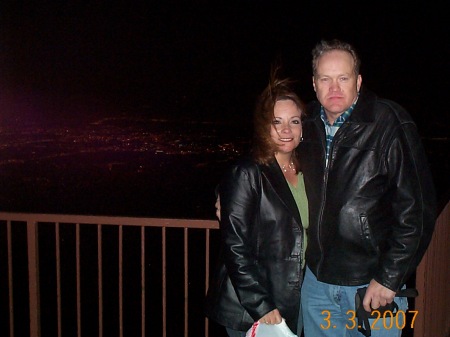 LaDonna and John on top of Sandia Mt in NM