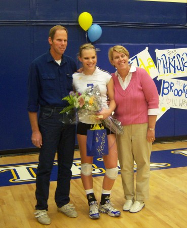 My daughter,Kendra's Senior nite with parents