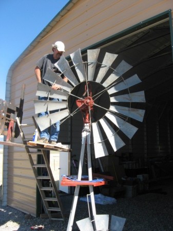 building the windmill in Montague