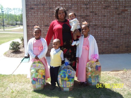 Me and the kids on Easter