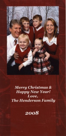 2008 Henderson Christmas Card