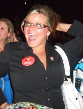My daughter as Palin, Halloween, 2008