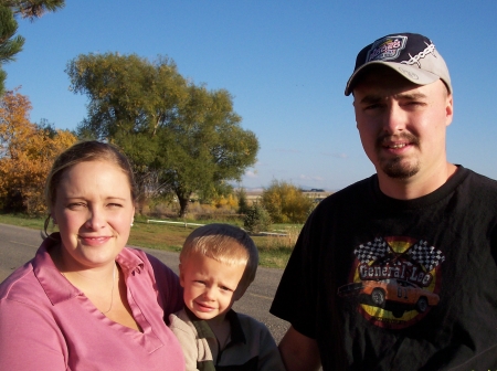 My daughter Lawrie, her husband Brandon and my 1st. grandson Brady