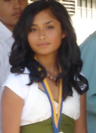 Marlina at 8th grade promotion