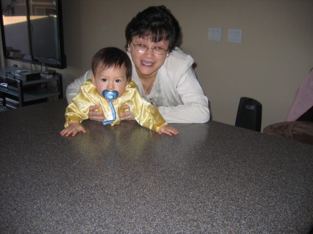 Aunt Thuy with Gage