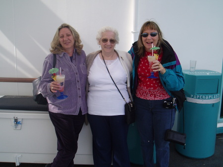 my sister, mom and me on a Cruise