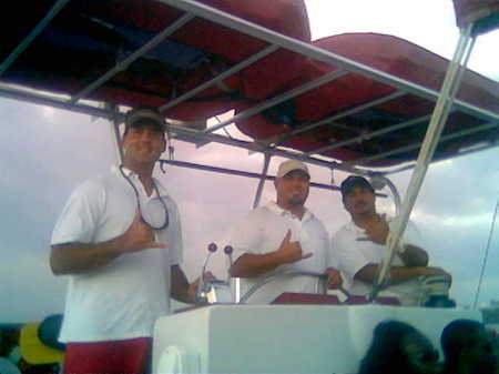 Red Sail captain and crew