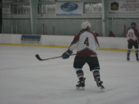 Greg playing Hockey 02-17-08