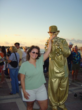 Sunset celebration in Key West