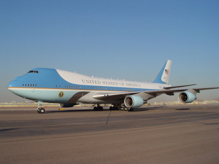 Meeting the President -- Air Force One