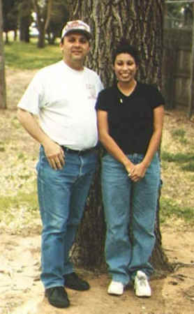 With my "stepdaughter" Mona Gonzales, Clovis, N.M. - 1999