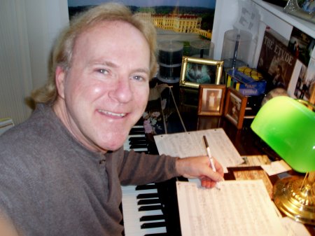 2008 at the piano composing - what else ;)