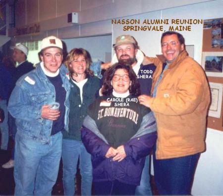 REUNION TIME AT NASSON COLLEGE FOR HUSBAND TODD!