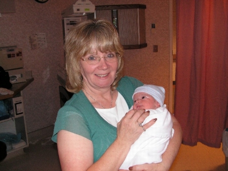 Me with first grandchild