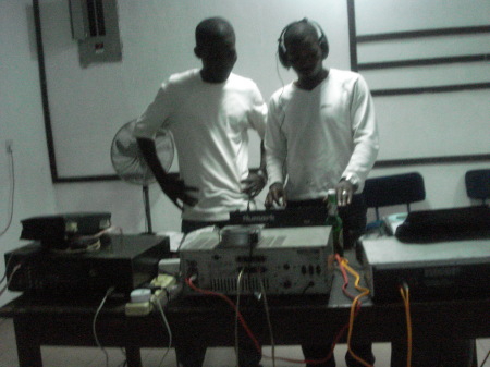 Spinning the tunes in Lagos