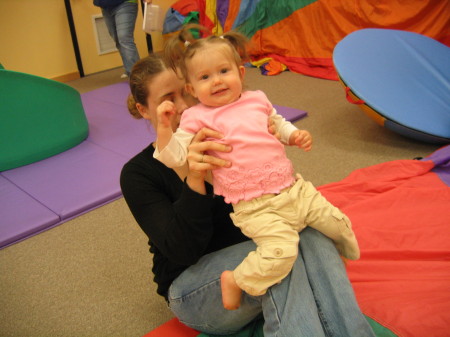 Alexis and I at Gymboree