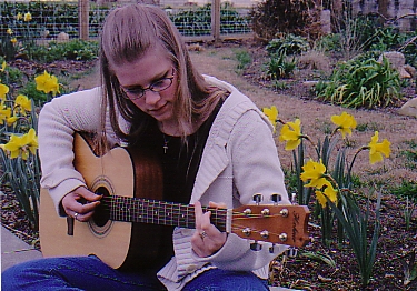 Erin and her guitar