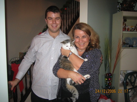 Christmas 2006-with my youngest son