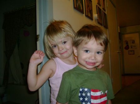 Grandkids mia & JJ