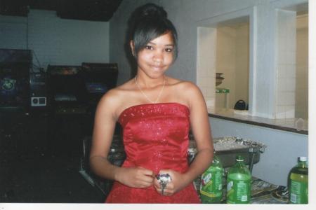 My daughter Eva going to the Prom