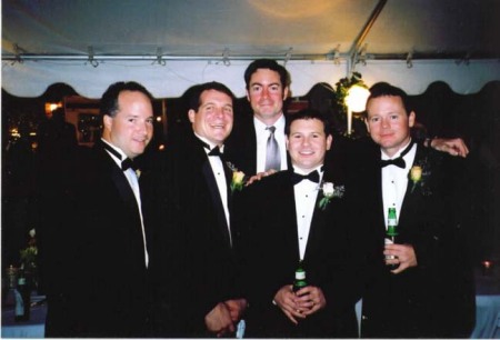 Scott Lawrence's wedding - Johnny Willey, David Loud, Gibbs