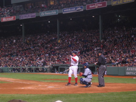 Sox Game from the best seats in the house