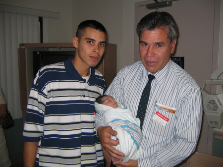 our son Danny and his son Danny (we are grandparents for the first time)