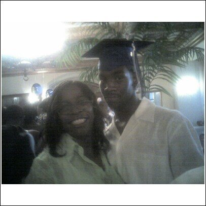 me and my son Cordale graduation